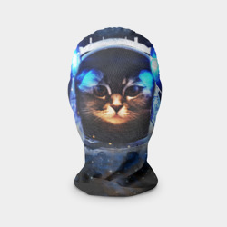 Маска карнавальная 3D Кот космонавт
