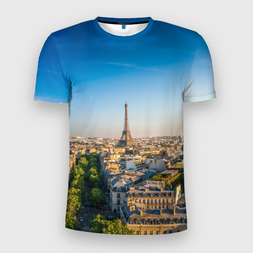 Мужская футболка 3D Slim Paris, цвет 3D печать