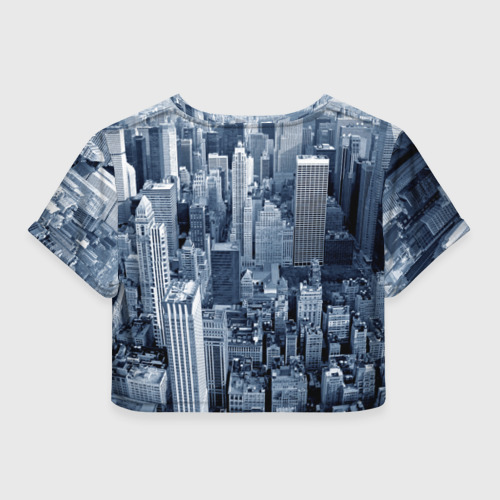 Женская футболка Crop-top 3D New York - фото 2