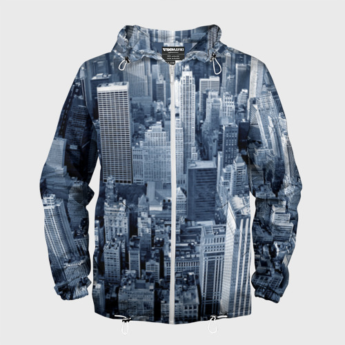 Мужская ветровка 3D New York Фото 01 Мужская ветровка 3D New York Фото 01