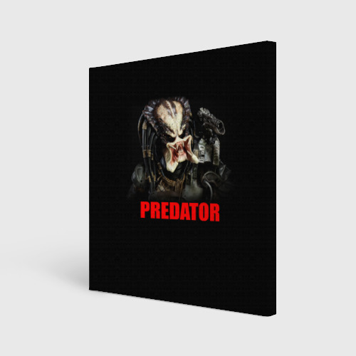 Холст квадратный Predator, цвет 3D печать