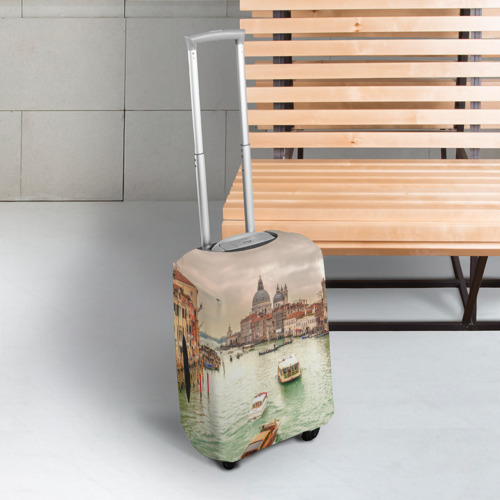 Чехол для чемодана 3D Венеция, цвет 3D печать - фото 3