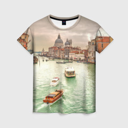 Женская футболка 3D Венеция