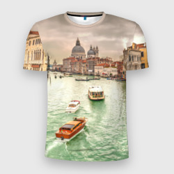 Мужская футболка 3D Slim Венеция