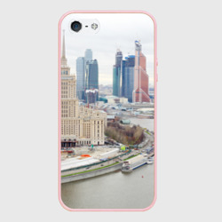 Чехол для iPhone 5/5S матовый Москва-Сити