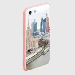 Чехол для iPhone 5/5S матовый Москва-Сити - фото 2