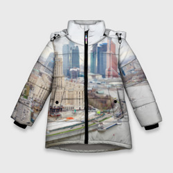 Зимняя куртка для девочек 3D Москва-Сити