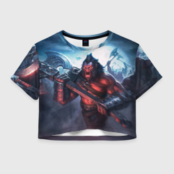 Женская футболка Crop-top 3D Axe