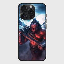 Чехол силиконовый для Apple iPhone 15 Pro матовый Axe