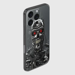 Чехол для iPhone 16 Pro силиконовый с защитой камеры Терминатор 2 - фото 2