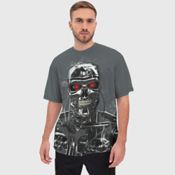 Мужская футболка oversize 3D Терминатор 2 - фото 2