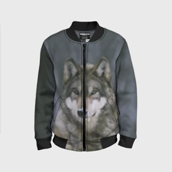 Детский бомбер 3D Волк