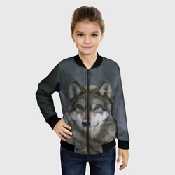 Детский бомбер 3D Волк - фото 2