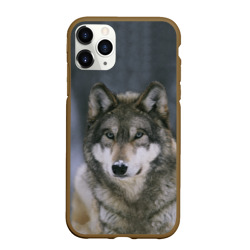 Чехол для iPhone 11 Pro матовый Волк