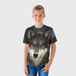 Детская футболка 3D Картина волк - фото 2