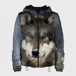 Женская куртка 3D Картина волк