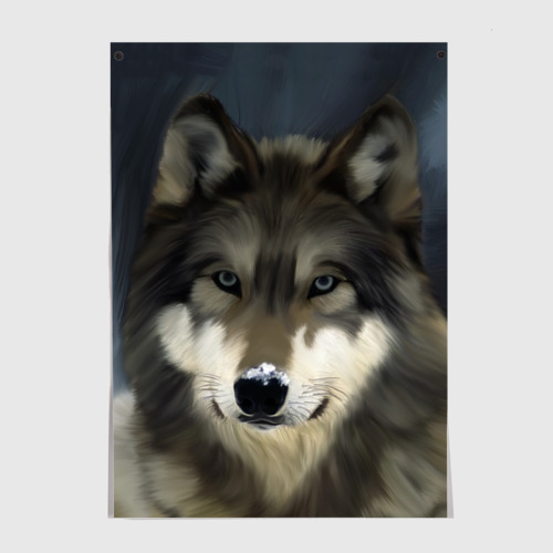 Постер Картина волк