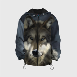 Детская куртка 3D Картина волк