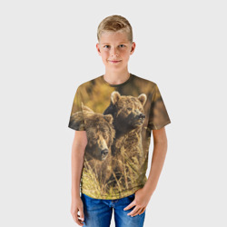 Детская футболка 3D Медведи - фото 2