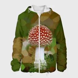 Мужская куртка 3D Мухоморчик