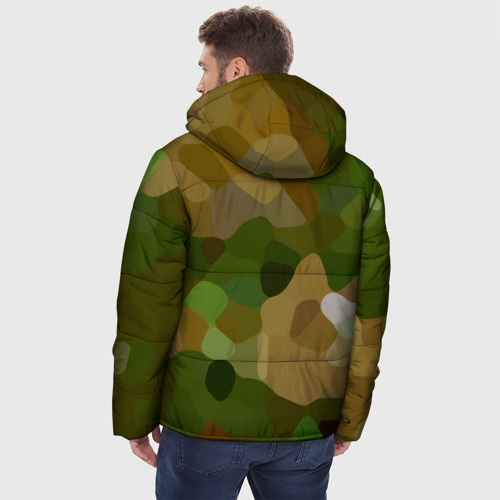 Мужская зимняя куртка 3D Мухоморчик, цвет светло-серый - фото 4
