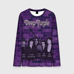 Мужской лонгслив 3D Deep Purple