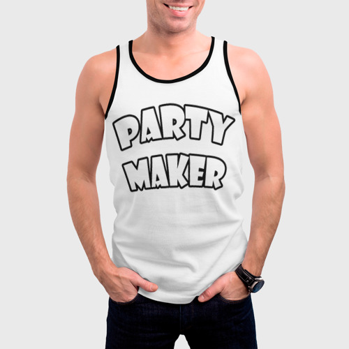 Мужская майка 3D Патимейкер Partymaker, цвет 3D печать - фото 3