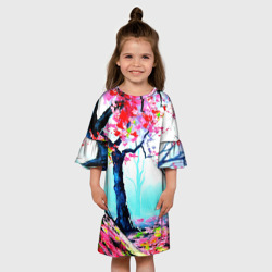 Детское платье 3D Сакура - фото 2