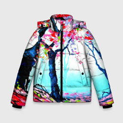 Зимняя куртка для мальчиков 3D Сакура