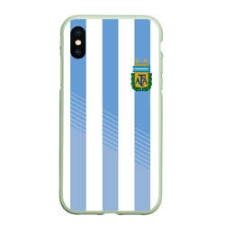 Чехол для iPhone XS Max матовый Сборная Аргентины по футболу