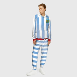Мужской костюм с толстовкой 3D Сборная Аргентины по футболу - фото 2