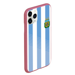 Чехол для iPhone 11 Pro Max матовый Сборная Аргентины по футболу - фото 2