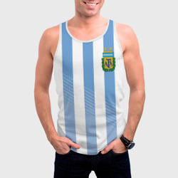 Мужская майка 3D Сборная Аргентины по футболу - фото 2
