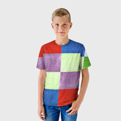 Детская футболка 3D Лоскутное шитье - фото 2