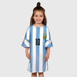 Детское платье 3D Месси (сборная Аргентины) - фото 2
