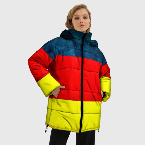 Женская зимняя куртка Oversize Германия, цвет красный - фото 3