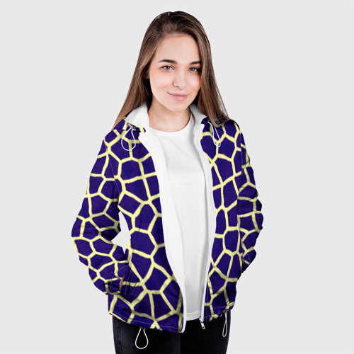 Женская куртка 3D Giraffe, цвет белый - фото 4