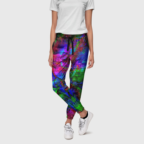 Женские брюки 3D Graffiti, цвет 3D печать - фото 3