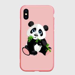 Чехол для iPhone XS Max матовый Пандочка милая