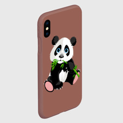 Чехол для iPhone XS Max матовый Пандочка милая - фото 2