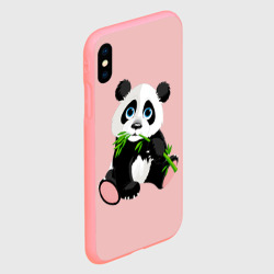 Чехол для iPhone XS Max матовый Пандочка милая - фото 2