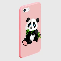 Чехол для iPhone 5/5S матовый Пандочка милая - фото 2