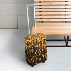 Чехол для чемодана 3D Золотой дождь - фото 2