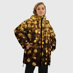 Женская зимняя куртка Oversize Золотой дождь - фото 2