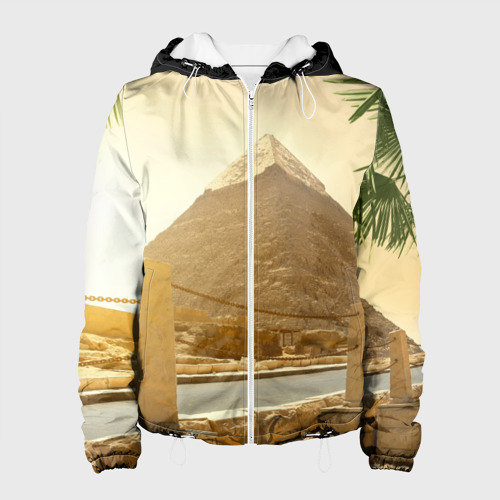 Женская куртка 3D Egypt, цвет белый