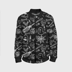 Детский бомбер 3D Призрачный арт