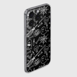 Чехол для iPhone 16 Pro Max силиконовый с защитой камеры Призрачный арт - фото 2