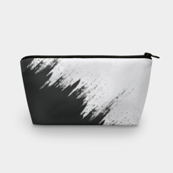 Косметичка 3D Краска бело-черное по диагонали