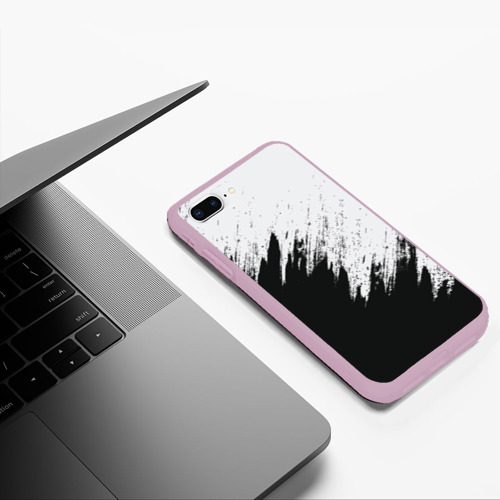 Чехол для iPhone 7Plus/8 Plus матовый Краска и ничего лишнего, цвет розовый - фото 5