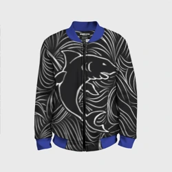 Детский бомбер 3D Акула в морской пучине